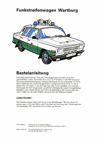 Wartburg der Volkspolizei