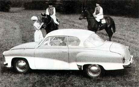 Coupe mit Pferden