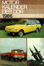 Motorkalender der DDR 1986