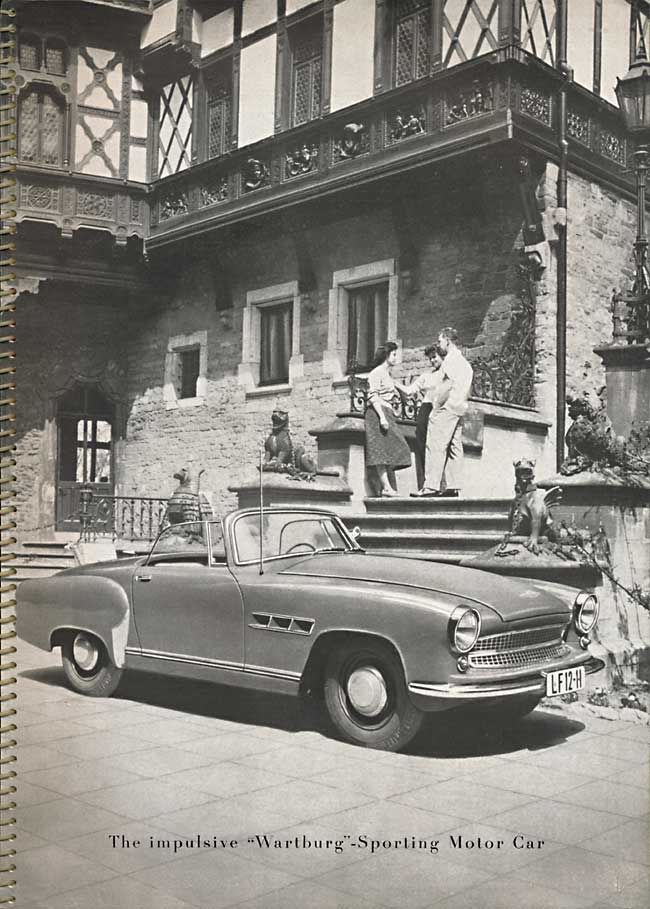 Wartburg 311 A4 1956 Prospekt