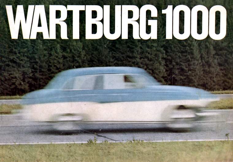 Wartburg 311 Prospekt 24-Seitig A4