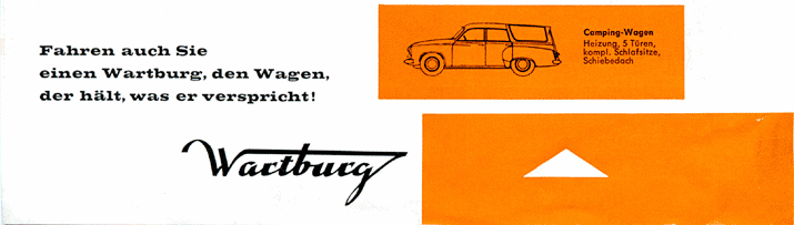 Wartburg 311 9 x Wartburg Titel