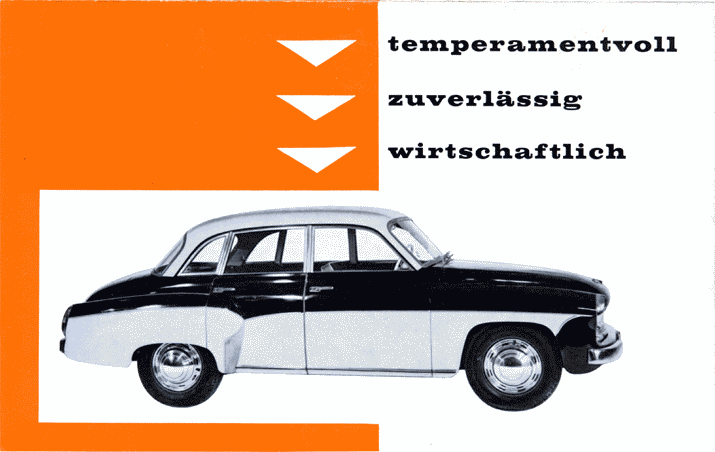 Wartburg 311 9 x Wartburg Titel