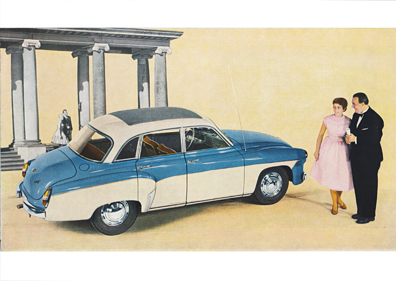 Wartburg 311 deluxe Prospekt 16-Seitig A4 1959