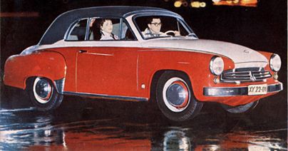 Wartburg 311 Cabrio und Limousine Prospekt 1958