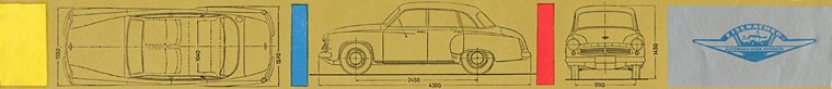 Wartburg 311 Cabrio und Limousine Prospekt 1958