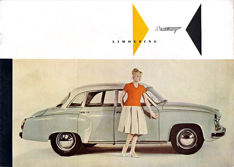 Wartburg 311 Limousine Prospekt 12-Seitig A4 1959