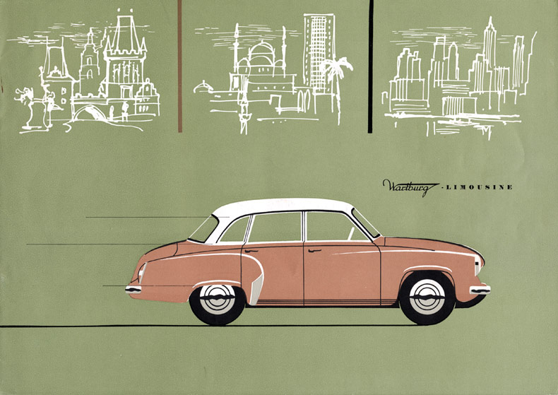 Wartburg Limousine 311 1959: Neuer Grill, Parallelwischer