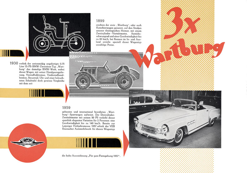 Wartburg 313 Sport 1959: 3 x Wartburg