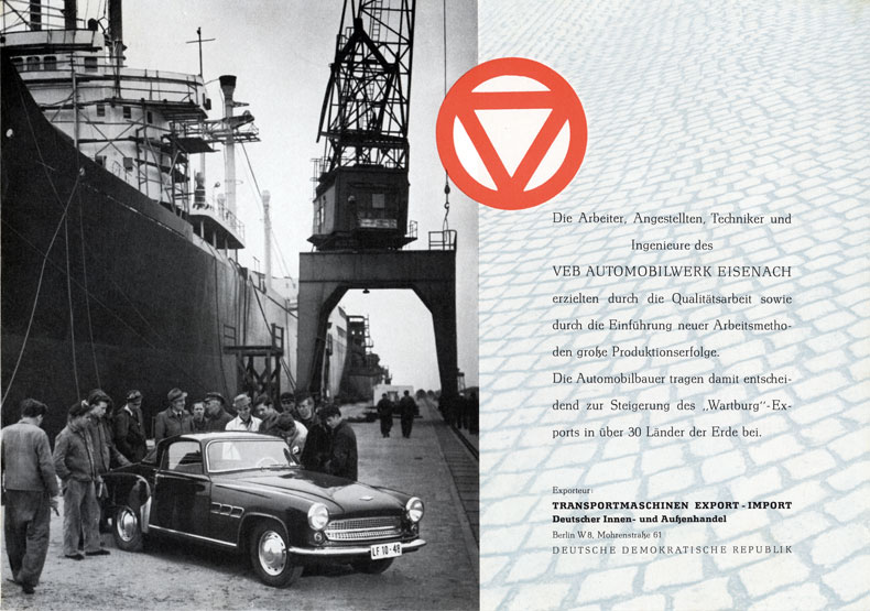 Foto Wartburg 313 Sport 1959: Export