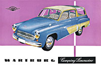 Die Wartburg 311 Camping-Limousine 1959
