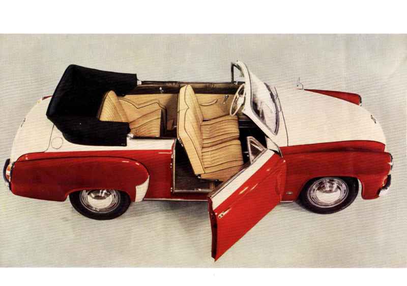 Das Wartburg Cabriolet - Zweifarbig mit Lederausstattung