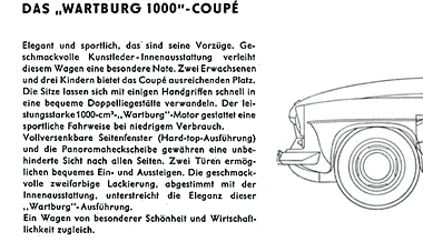 Wartburg 1000 Sondertypen 63