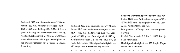 Technische Daten