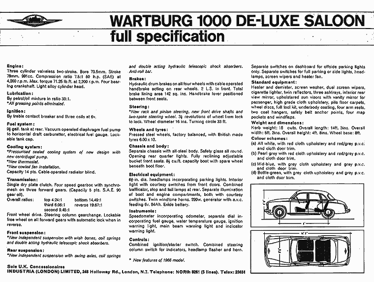 Wartburg 312 Prospekt 4-S./Pg. A4