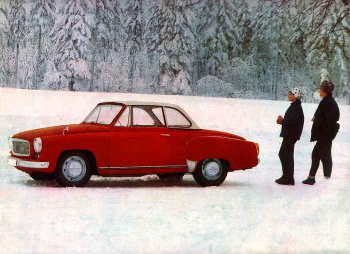 Wartburg HT im Schnee