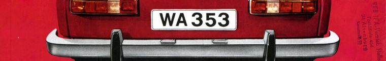 Wartburg 353 Prospekt 20-Seitig A4