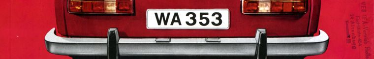 Wartburg 353 Prospekt 20-Seitig A4