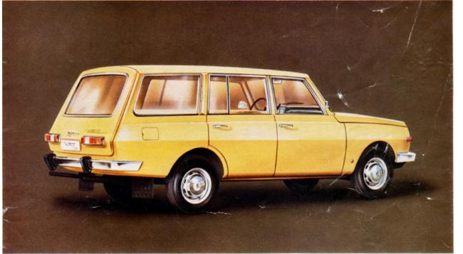 Wartburg 353 A1-Plakat 1971 Prospekt 