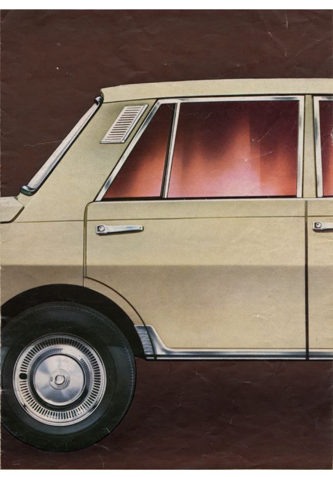 Wartburg 353 A1-Plakat 1971 Prospekt 