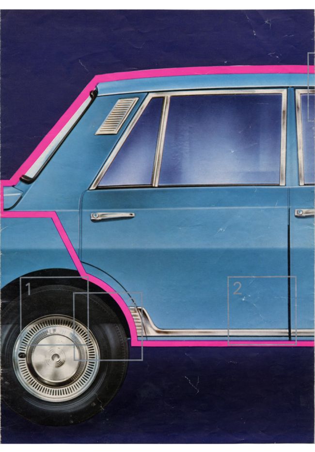 Wartburg 353 A1-Plakat 1971 Prospekt 