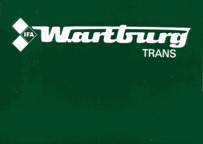 Wartburg 353 Trans Prospekt 1983
