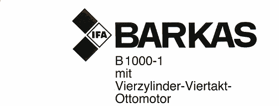Barkas B1000 Prospekt 1989