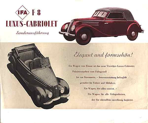 IFA F8 Luxus Cabrio