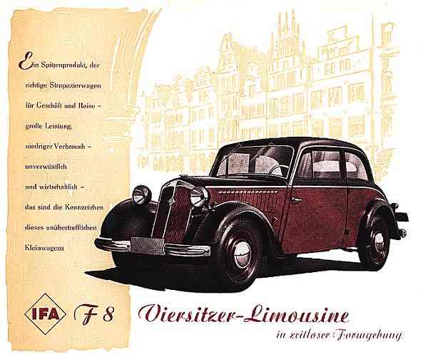 IFA F8 Viersitzer Limousine