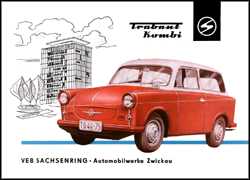 Ein Trabant P 50 Prospekt