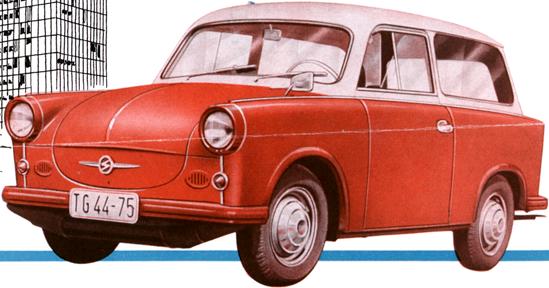 Trabant P50 Prospekt 1959