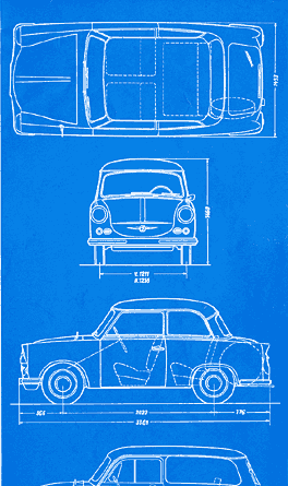 Trabant P50 Prospekt 1962