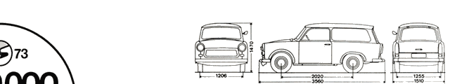 Trabant P601 Prospekt 1974 25Jahre DDR