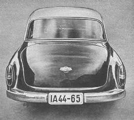 Das Heck des Wartburgs