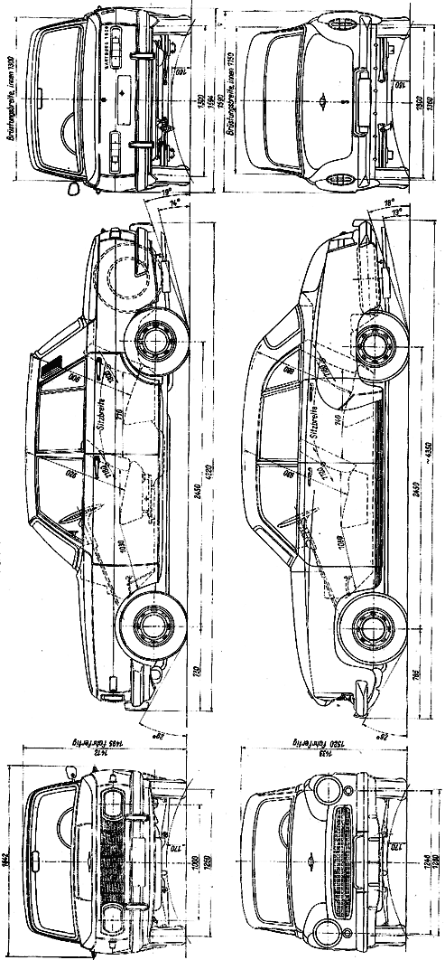 Abmaßzeichnungen 311 - 353