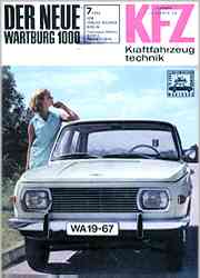 KFT Juli 1966 - Der neue Wartburg 1000