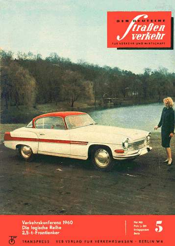 Der Wartburg auf der Titelseite vom Mai 1960